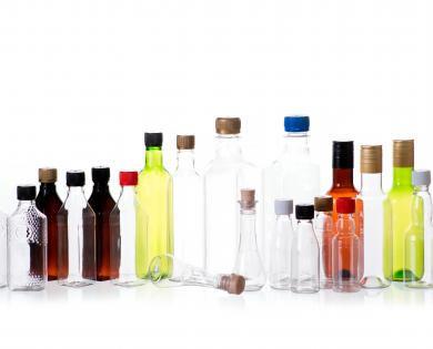 PET bottles for alcoholic drinks